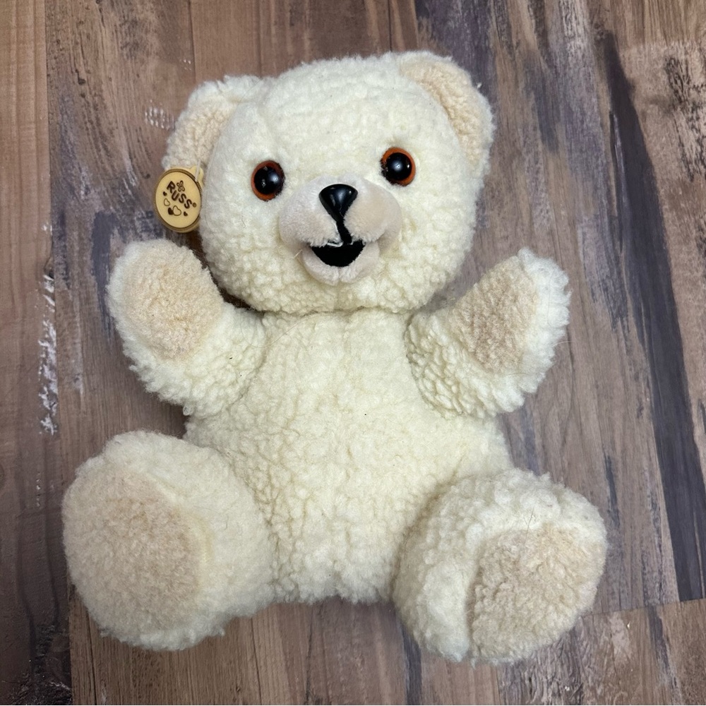 Vintage Russ Snuggle Bear Hand Puppet